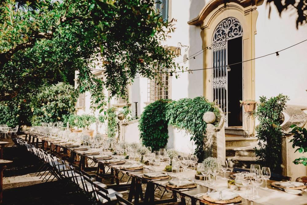 Wedding In Tuscany Wedding In Tuscany: typical reception in a Villa